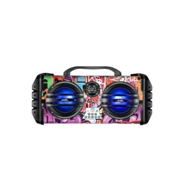 Imagem de Caixa de Som Portátil Lenoxx Sound Wave CA445, 250W, Vermelho, com Blu