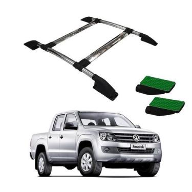 Imagem de Rack De Teto Amarok 2010 2011 2012 2013 a 2020 CD Cromado - VF