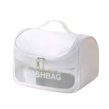 Imagem de Necessaire Bolsa Viagem Maquiagem Cosméticos Impermeável Mala Unissex 
