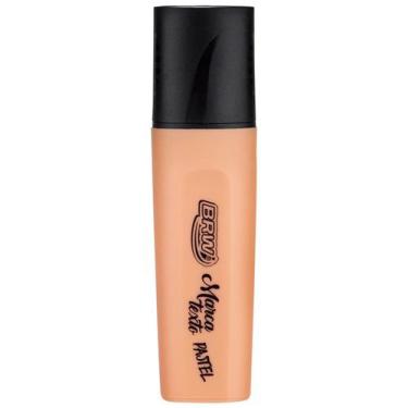 Imagem de Caneta Marca Texto Pastel  Cores Suaves Alta Qualidade - BRW -, Laranj