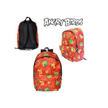 Imagem de Mochila santino angry birds unissex reforçada - vermelha