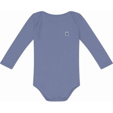 Imagem de BODY KIKO BABY 03608 AZUL FUMÊ PEQUENO - Conforto e Qualidade para Beb