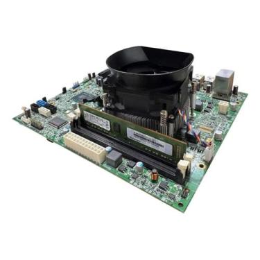 Imagem de Placa Mãe Dell Optiplex 390 Mih61r 1155 I3 3220 + 4gb Ram Verde-escuro