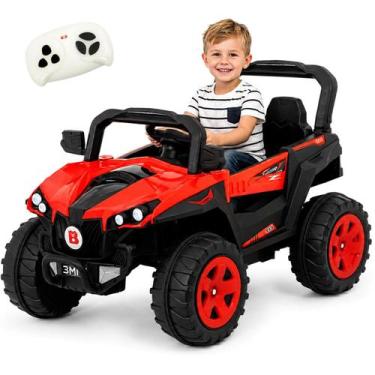 Imagem de Quadriciclo Elétrico Infantil Biemme Sport Vermelho 12V Controle