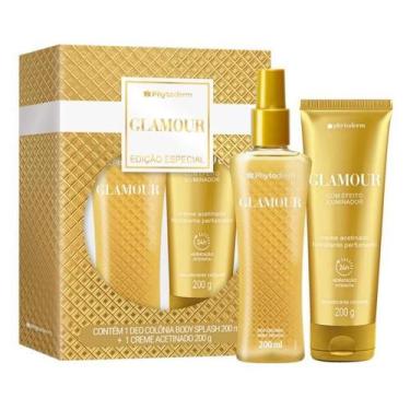 Imagem de Kit phytoderm glamour body splash 200ml + creme acetinado 20