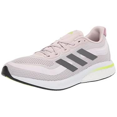 Imagem de adidas Tênis de corrida Supernova 2 feminino, Roxo gelo/cinza/rosa, 8.5