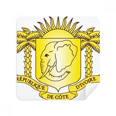 Imagem de Coate D'Ivoire Nacional Emblema Óculos Tecido de Camurça Tecido 2 Unidades
