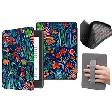 Imagem de Capa macia de 6 polegadas para Kindle Basic (apenas para 10ª geração de 2019, modelo J9G29R) com Auto Wake/Sleep, capa protetora à prova d'água com alça de mão