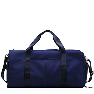 Imagem de Bolsa de ginástica unissex bolsa de viagem com compartimento úmido e compartimento de sapatos, bolsa de viagem de grande capacidade bolsa de viagem bolsa de viagem bolsa de viagem