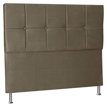 Imagem de Cabeceira Casal 1,40m Lisboa Suede Bege