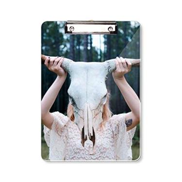 Imagem de Sheephead Girl Forestry Science Nature Prancheta pasta para escrita A4