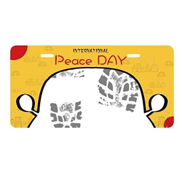 Imagem de DIYthinker Impressão de sapato, estilo moderno, pôster da moda, placa de carro, decoração do carro, dia da paz