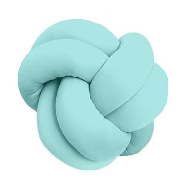 Imagem de Almofada de nó Escandinavo Verde Tiffany