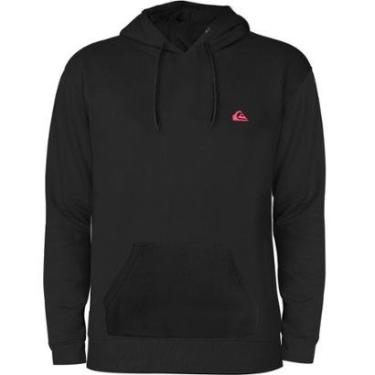 Imagem de Moletom Quiksilver Embroidery Preto Reforçado 280G com Capuz-Unissex
