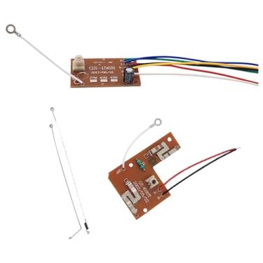 Imagem de rockible Placa receptora de transmissores de carro RC 40 MHz Circuito PCB DC 3-4.5 V 4CH para caminhões modelo de carro RC