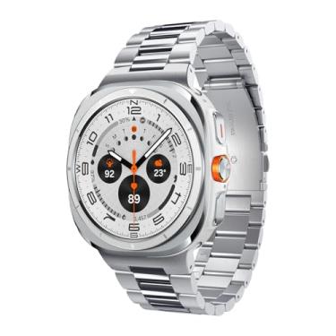 Imagem de Spigen Modern Fit 316L Projetada para Samsung Galaxy Watch Ultra Pulseira 47mm (2025/2024) - Prata