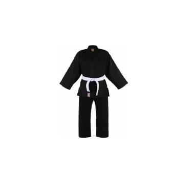 Imagem de Kimono Infantil Reforçado Judo Jiu-Jitsu, Haganah, Preto, M3