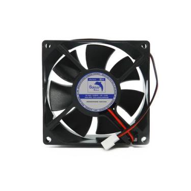 Imagem de Micro Ventilador Cooler Fan Ultra Forte 4.000 RPMs 80x80x25 Mm 12v Res