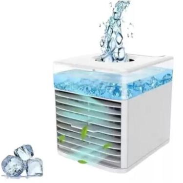 Imagem de Ventilador Humidificador e Climatizador Mini Ar Condicionado Portátil 