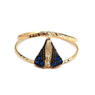 Imagem de Anel de ouro 18k Nossa Senhora - Elegancy Joias, 14