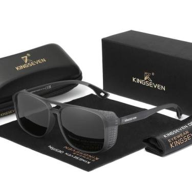 Imagem de Óculos de Esporte Polarizados Kingseven , Lente Completa, Cinza claro