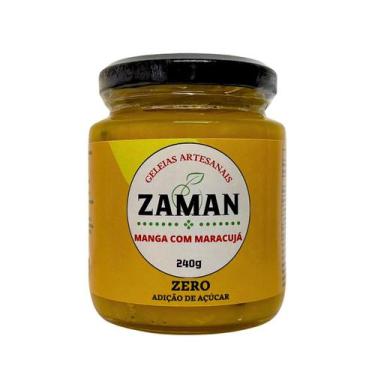 Imagem de Geleia Artesanal Manga com Maracujá 240g  Zero Açúcar - Zaman