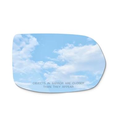 Imagem de TOEMIRR Vidro espelhado do lado direito do passageiro adequado para HONDA CR-V 2007 2008 2009 2010 2011 com adesivo convexo sem placa de suporte