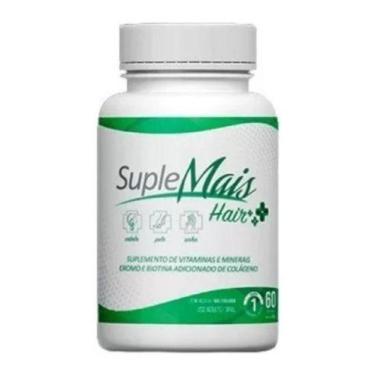 Imagem de Suplemais Hair 60 Cpr- Vitamina Para Cabelos E Unhas, Sem sabor