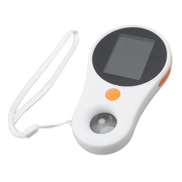 Imagem de Mini Microscópio, Microscópio Digital 500X Foco Fixo Tela Colorida IPS de 2,0 polegadas Macro Microscópio Portátil de Lupa de Mão Microscópio de Bolso com 8 LEDs Lente 2MP (Branco)