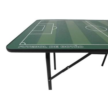 Imagem de Mesa Futebol Botao Klopf 1027 Com pés de ferro Maleta 2 times