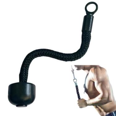Imagem de Puxador Unilateral Corda Trançada Cross Pulley Para Academia Treino De