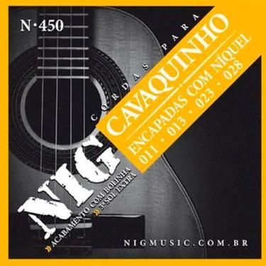 Imagem de Encordoamento Cavaquinho Encapada C/ Níquel 011-028 Nig N450