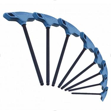 Imagem de Jogo de Chaves Hexagonais Abauladas 2 a 10mm 8pçs 012585 Gedore