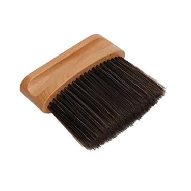 Imagem de Escova de limpeza do pescoço do cabelo, escova leve do espanador do pescoço do barbeiro portátil para uso doméstico para salão de cabeleireiro