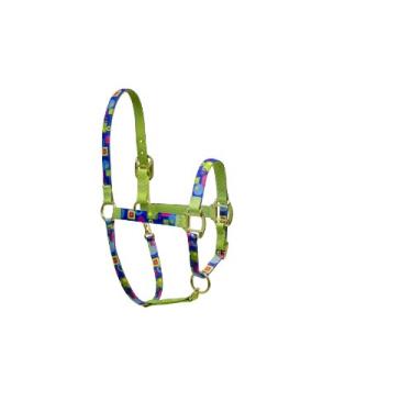 Imagem de Red Haute Horse BLG1200 MH Cabresto de cavalo de alta moda, azul geométrico