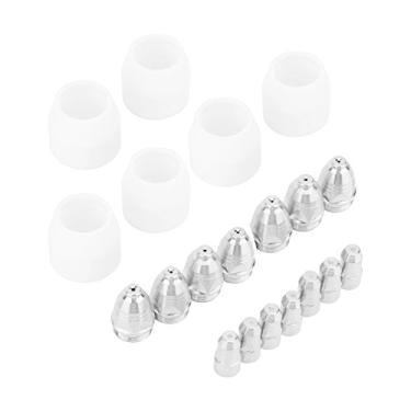 Imagem de LOTOS Bcon20 20 Peças Consumíveis para Cortador de Plasma, Bico Eletrodo E Copo para Cortadores de Plasma Ltp7000 Ltp8000