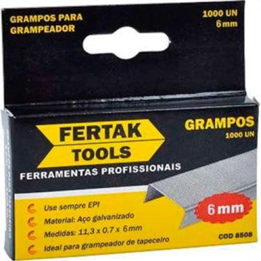 Imagem de Grampo P/Grampeador Fertak 06Mm C/1000