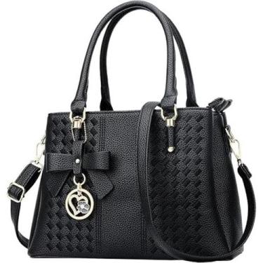 Imagem de Bolsa Feminina Tote Resistente Média Ombro Transversal - Jewelery, Pre