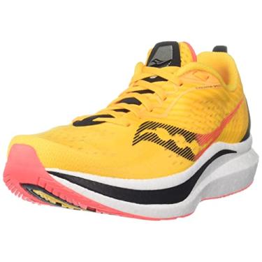 Imagem de Saucony Tênis de corrida masculino Endorphin Speed 2, Vizigld/Vizired, 15