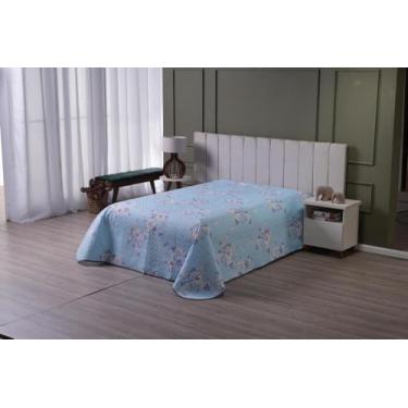 Imagem de Cobre Leito Casal Estampado Avulso + 2 portas travesseiros de presente