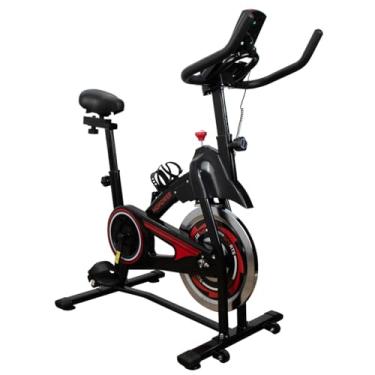 Imagem de Bicicleta Spinning Ergonômica para Exercício em Casa – Silenciosa, Ajustável, Suporta até 140kg – Treinamento Cardiovascular – Bike Indoor Fitness