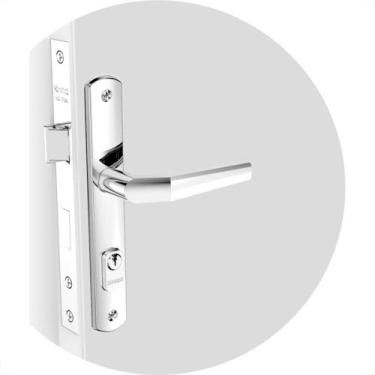 Imagem de Fechadura Soprano Popline Estreita Slim 3001.0520.18