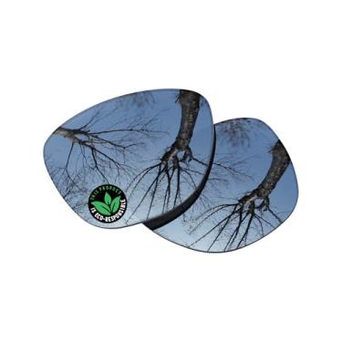 Imagem de Raydi Lentes de reposição de policarbonato para óculos de sol Ray-Ban Meta Skyler RW4010 52 mm - Espelho de titânio prateado - Polarizado