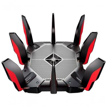 Imagem de Roteador Wireless Tp-link Archer Ax11000 Wi-fi 6 Tri-band Preto/vermelho