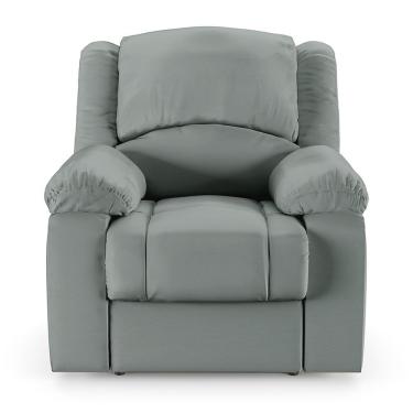 Imagem de Poltrona Do Papai Reclinável Sala De Cinema Barcelona Elétrica Touch Massagem Usb Pu Cinza