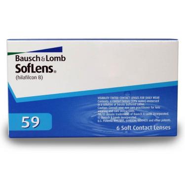 Imagem de Lente De Contato Soflens 59 Incolor Com Grau Bausch Lomb Uso Diario Tipo De Grau -2,00 Miopia
