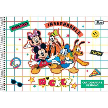 Imagem de Caderno De Desenho Mickey Tilibra - 80 Folhas Inseparable