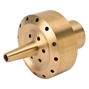 Imagem de Bico Efeito Chuva Com Jato Central Para Fontes Chafarizes E Lagos Entrada Rosca De 3/4"