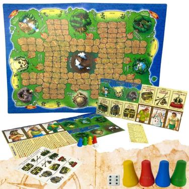 Imagem de Jogo De Tabuleiro Ilha Do Tesouro Com Cartas E Acessórios [f114]