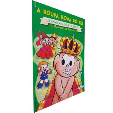 Imagem de A Roupa Nova do Rei Coleção Clássicos Ilustrados Turma da Mônica Mauricio de Sousa